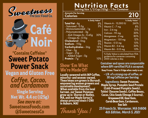 Café Noir (003) Sweet Potato Power Snack